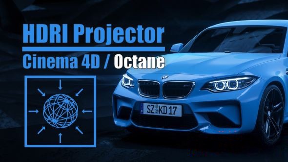 C4D HDR图片投射插件 Cinema 4D Octane HDRI Projector V1.2 + 使用教程-1